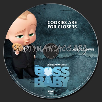 The Boss Baby dvd label