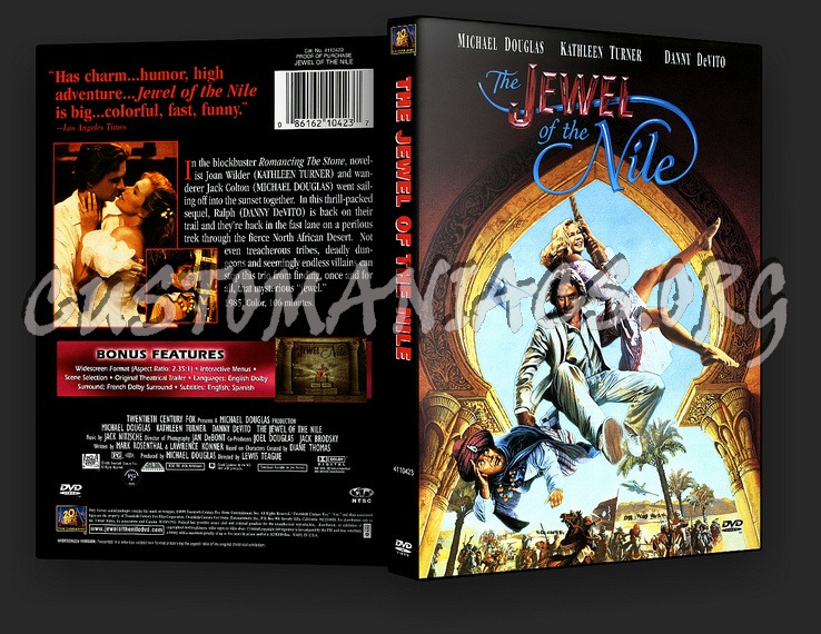 The Jewel of the Nile dvd cover