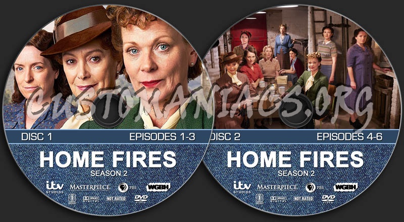 Home Fires - Season 2 dvd label