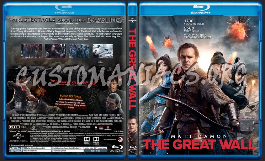 The Great Wall dvd cover