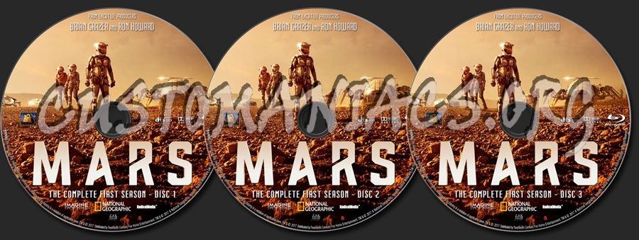 MARS - Season 1 blu-ray label