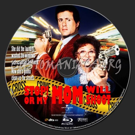Stop Or My Mom Will Shoot (1992) blu-ray label