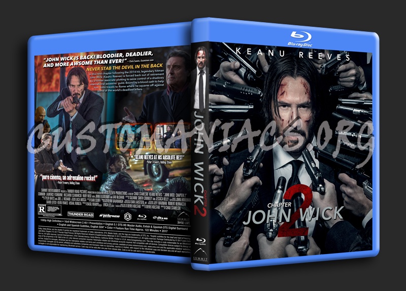 John Wick: Chapter 2 dvd cover