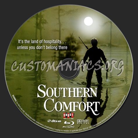 Southern Comfort (1981) blu-ray label