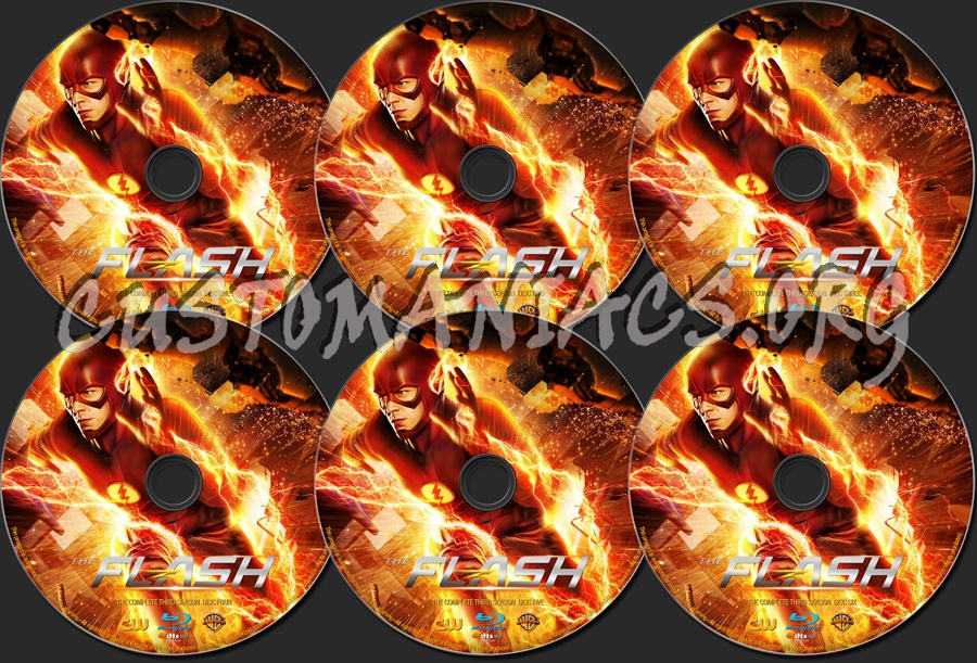 The Flash Season 3 blu-ray label