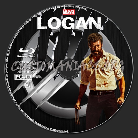 Logan blu-ray label