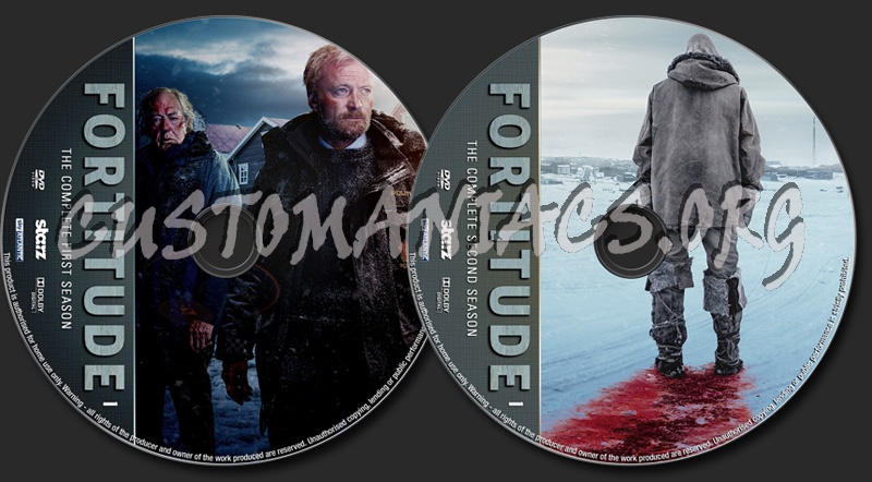 Fortitude Seasons 1-2 dvd label