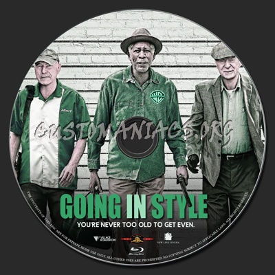 Going in Style blu-ray label