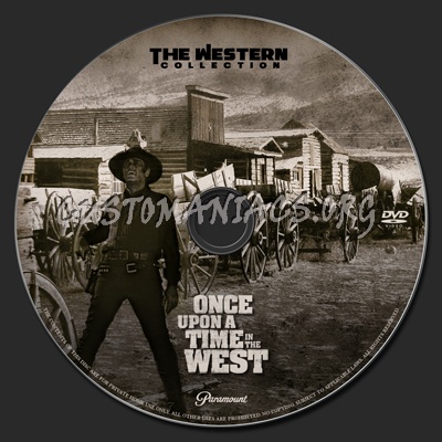 Once Upon a Time in the West dvd label