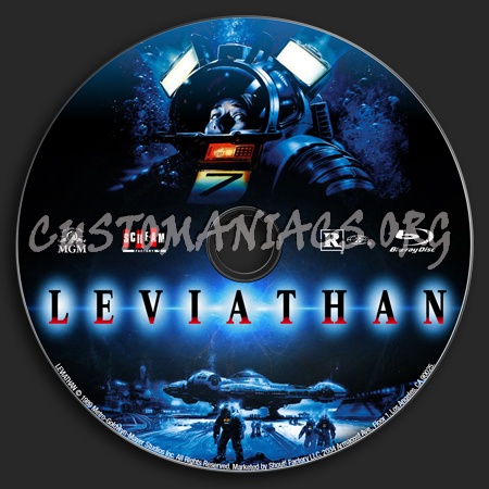 Leviathan (1989) blu-ray label