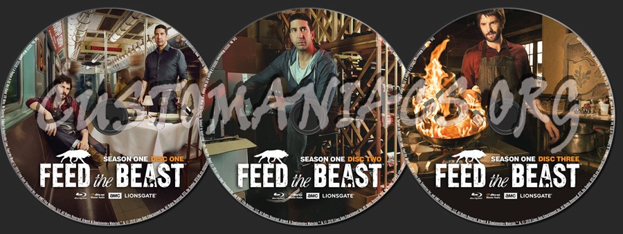 Feed the Beast Season 1 blu-ray label