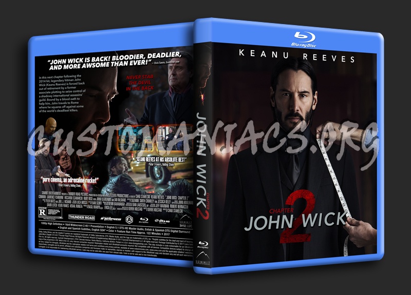 John Wick: Chapter 2 dvd cover