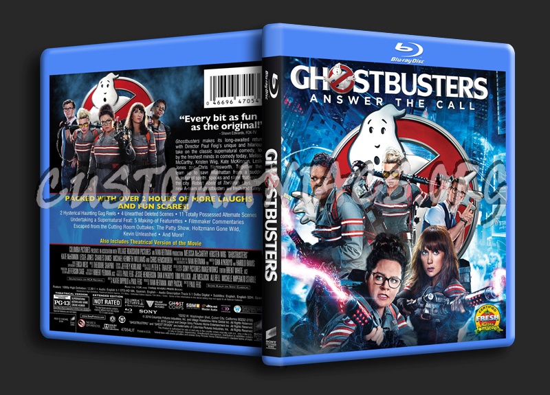 Ghostbusters blu-ray cover