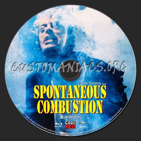 Spontaneous Combustion (1990) blu-ray label