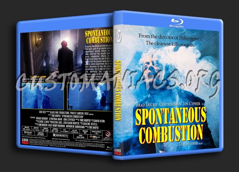 Spontaneous Combustion (1990) blu-ray cover