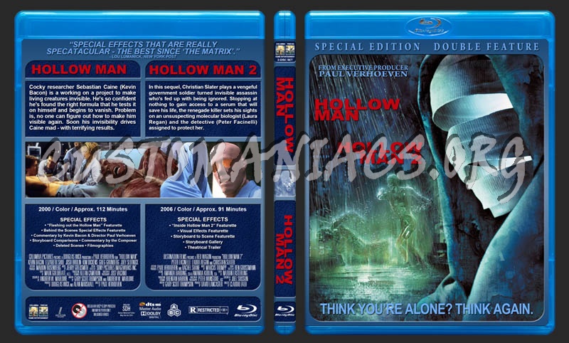 Hollow Man Double Feature blu-ray cover