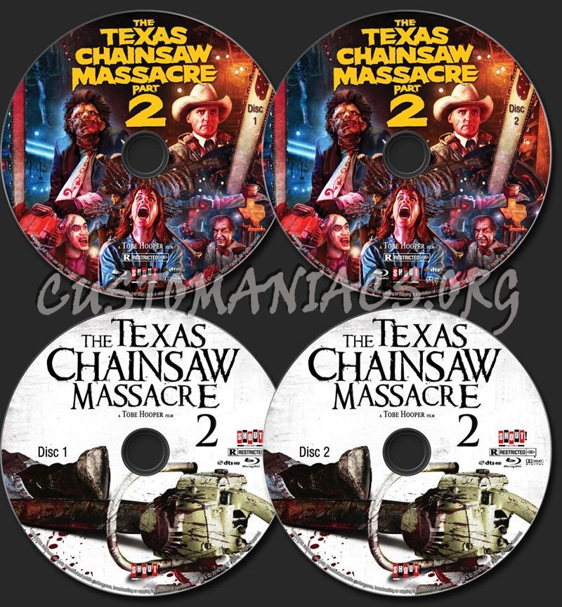 The Texas Chainsaw Massacre 2 (1986) blu-ray label