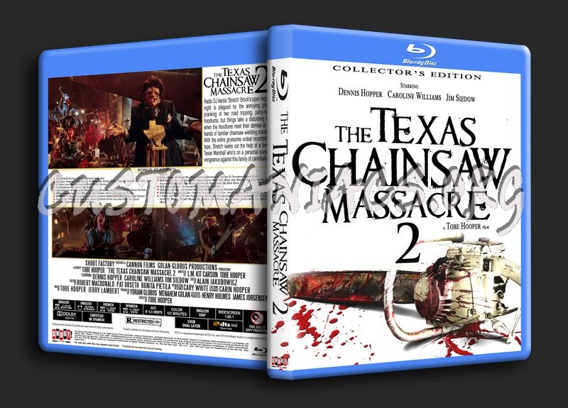 The Texas Chainsaw Massacre 2 (1986) blu-ray cover