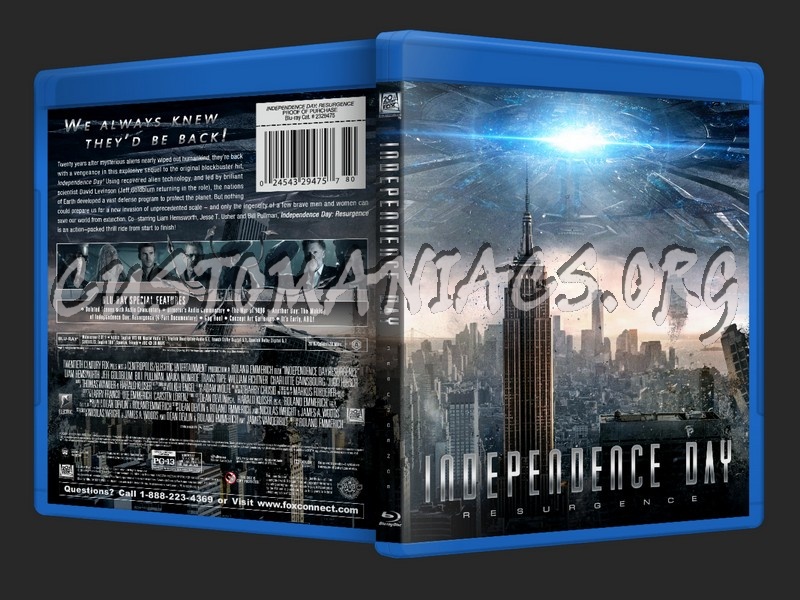 Independence Day Resurgence blu-ray cover