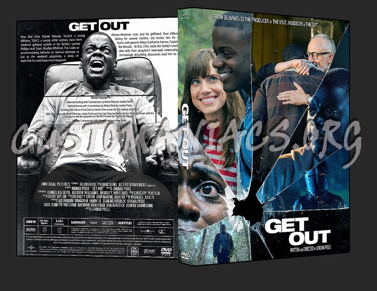 Get Out (2017) dvd cover
