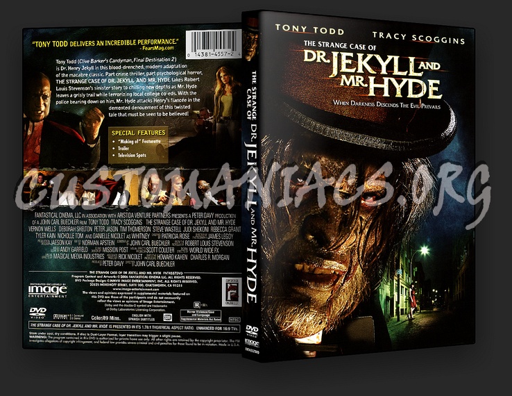 The Strange Case of Dr. Jekyll and Mr. Hyde dvd cover