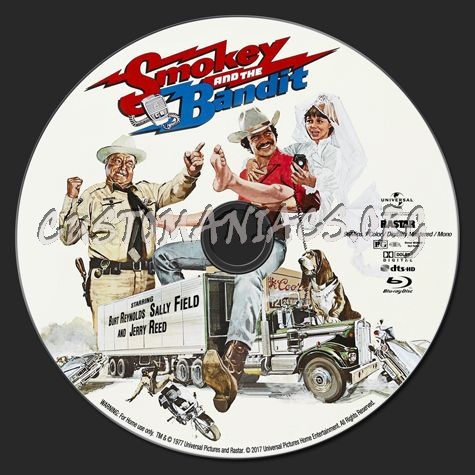 Smokey and the Bandit (1977) blu-ray label