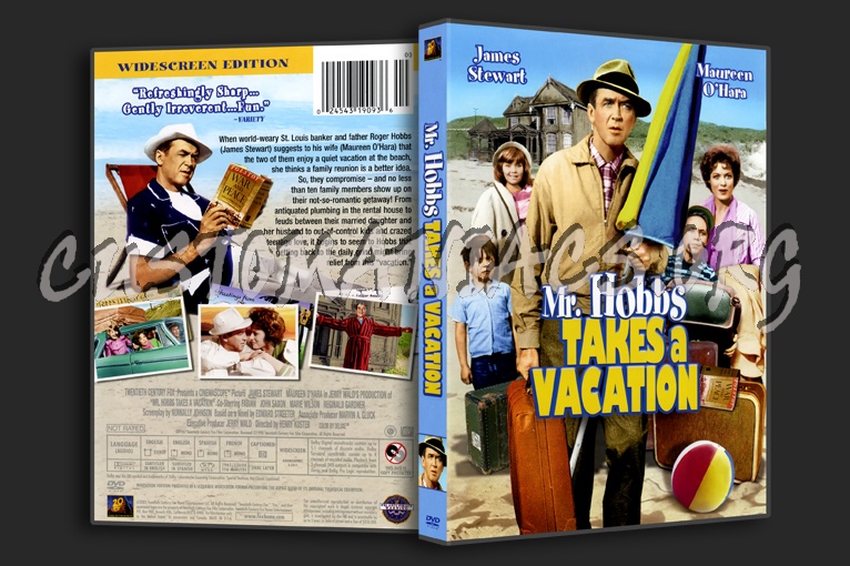 Mr Hobbs Takes a Vacation dvd cover