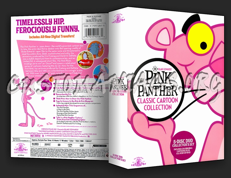 The Pink Panther Classic Cartoon Collection dvd cover