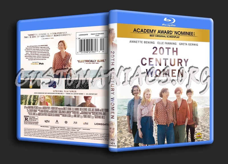 20th Century Women blu-ray cover