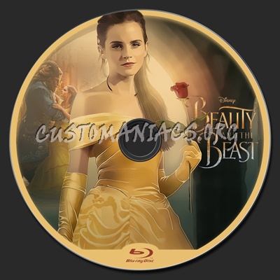Beauty and the Beast blu-ray label