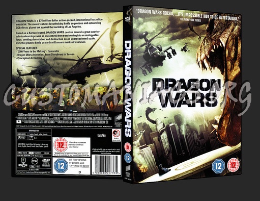 Dragon Wars - D-Wars dvd cover