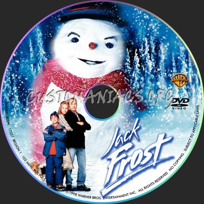 Jack Frost (1998) dvd label