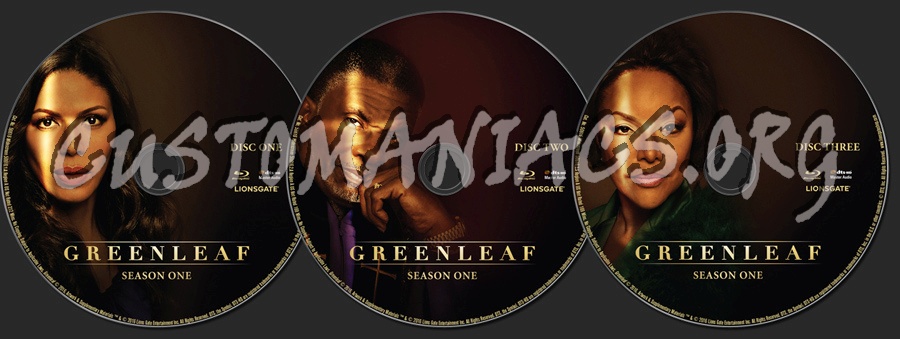 Greenleaf Season 1 blu-ray label