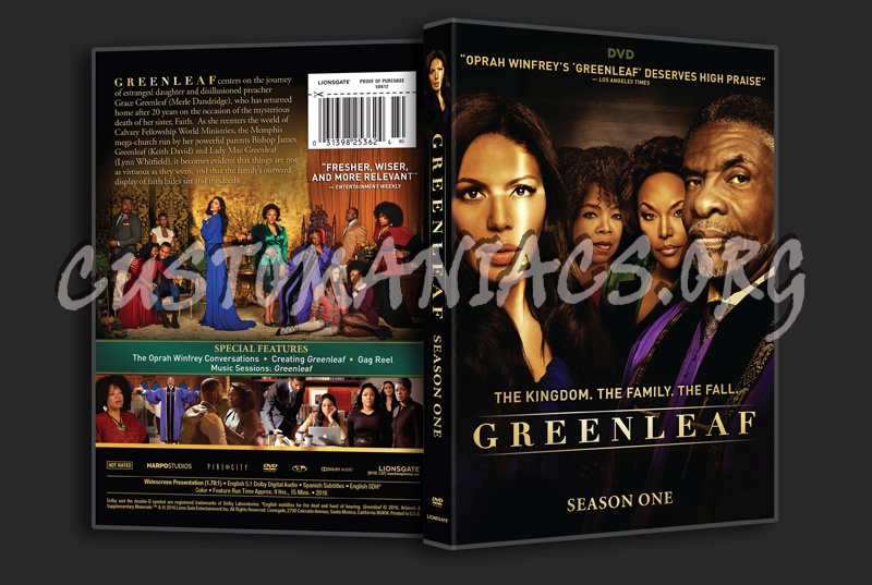 Greenleaf Season 1 dvd cover