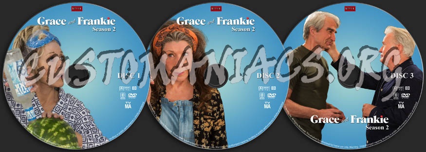 Grace and Frankie - Season 2 dvd label