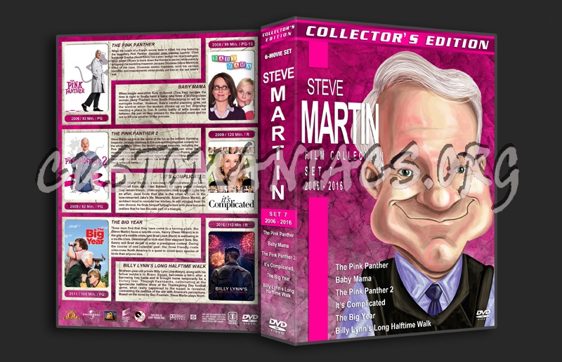 Steve Martin Film Collection - Set 7 (2006-2016) dvd cover