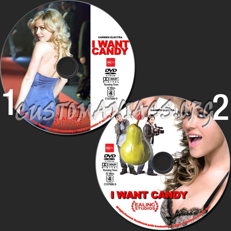 I Want Candy dvd label