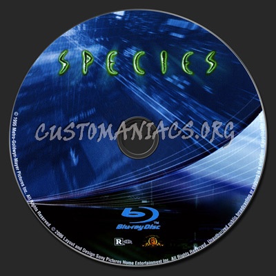 Species blu-ray label