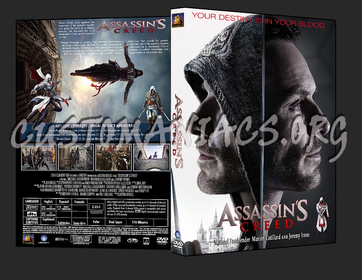 Assassin's Creed 2016 dvd cover