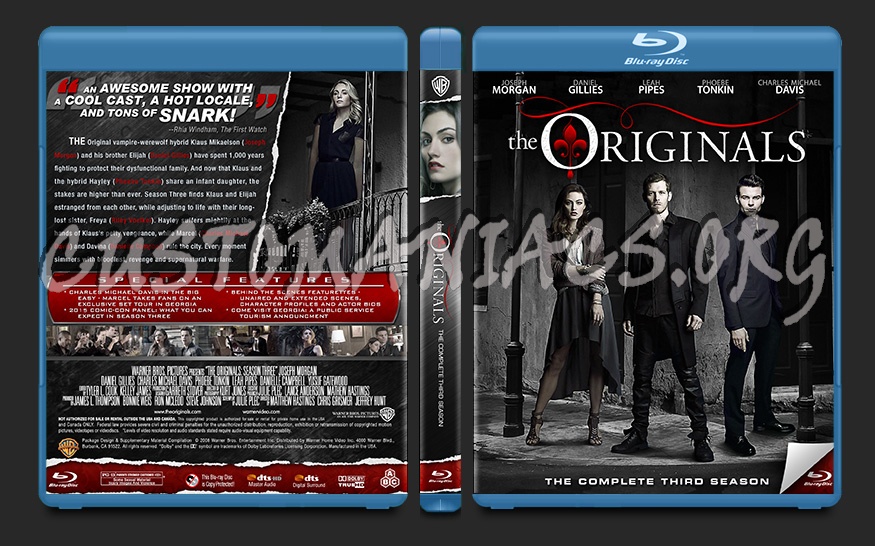 The Originals Season 3 Blu Ray Cover Dvd Covers Labels By Customaniacs Id 246784 Free Download Highres Blu Ray Cover