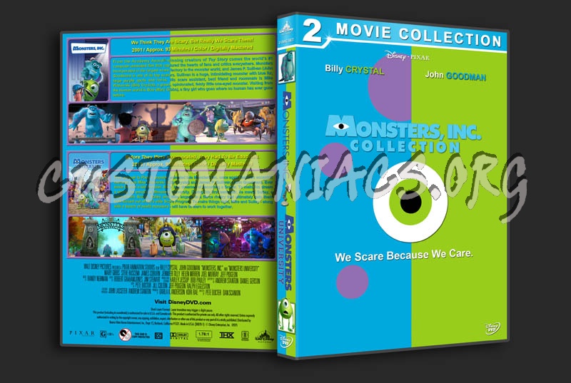 Monsters, Inc Collection dvd cover