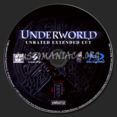 Underworld blu-ray label