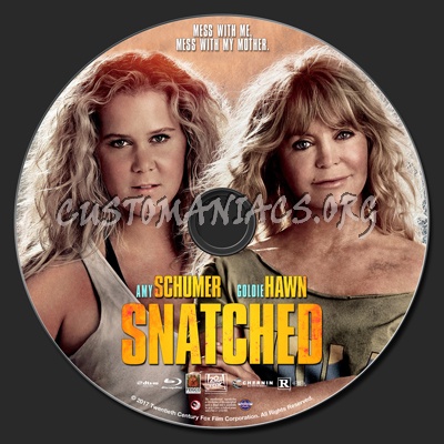 Snatched blu-ray label