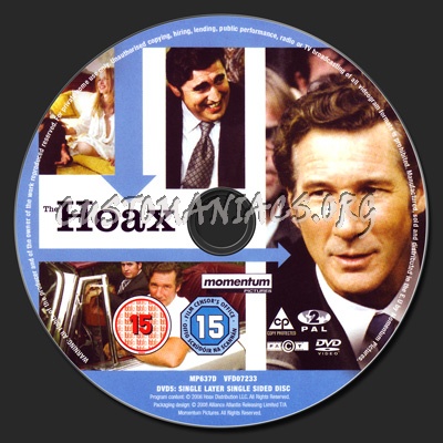 Hoax dvd label