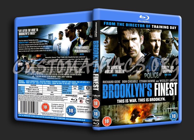 Brooklyn's Finest blu-ray cover