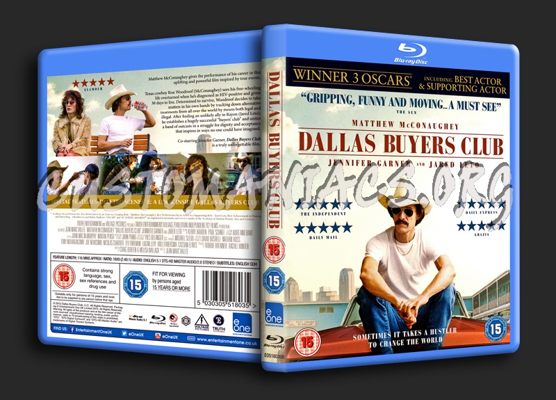 Dallas Buyers Club blu-ray cover