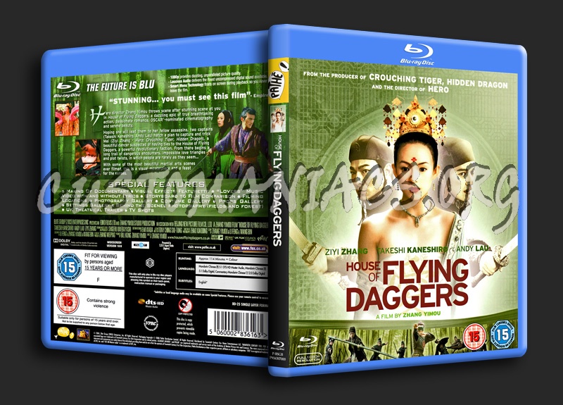 The House of Flying Daggers blu-ray cover