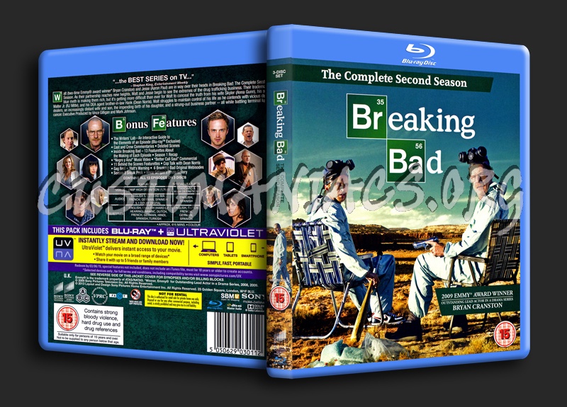 Breaking Bad Season 2 blu-ray cover