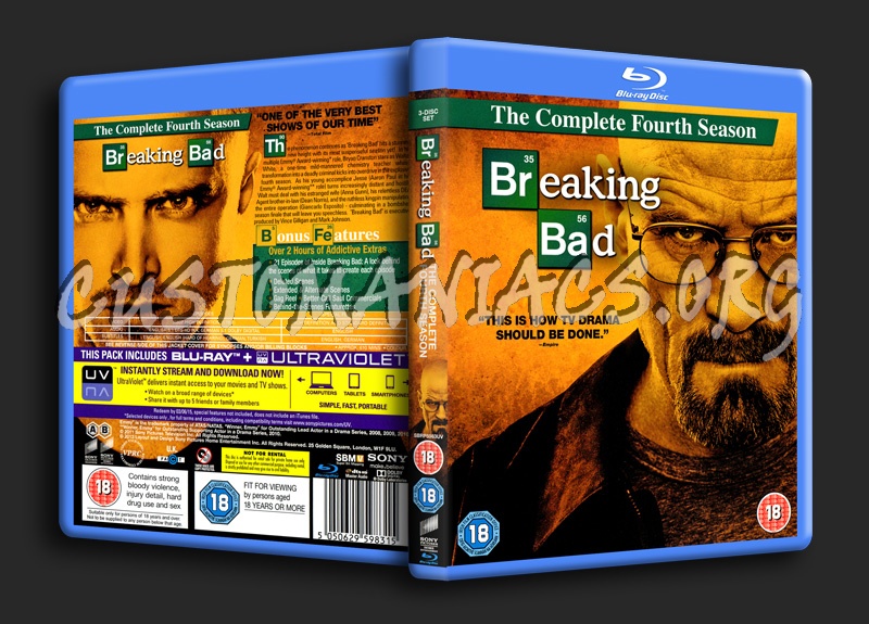 Breaking Bad Season 4 blu-ray cover