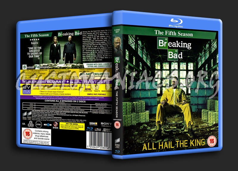 Breaking Bad Season 5 blu-ray cover